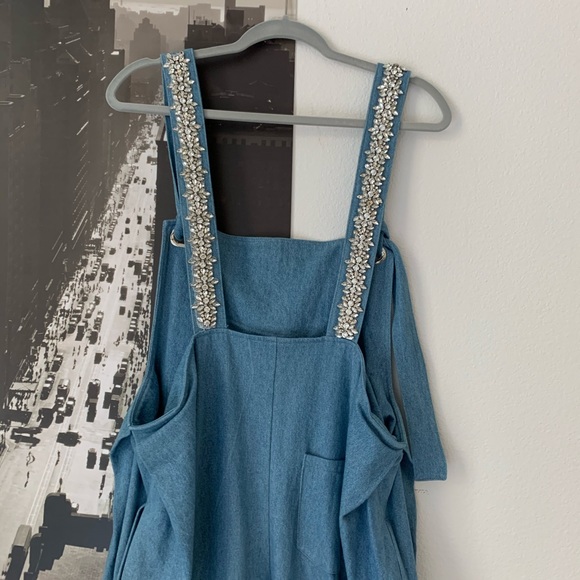 Rare Collina Strada Rhinestone denim overall - Picture 4 of 13